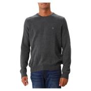 Merino RWS Strikket Langærmet Pullover Mørk Kul