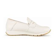 Blødt læder dames loafer - Beige