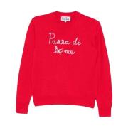 Rød Sweater New Queen Elegant Casual