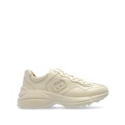 Ivory Sneakers med Interlocking G Logo