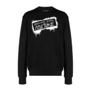 Graffiti R Logo Sort Sweatshirt