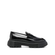 Sorte Elegante Lukkede Loafers