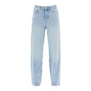 Afslappet Straight Leg Denim Jeans