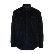 Blå Corduroy Overshirt