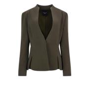 Grøn Allanah Dame Blazer Stilfuld Chic