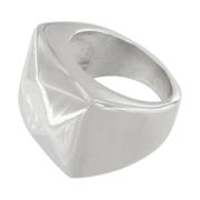 Diamantslebet Statement Ring Sølv