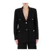 Elegant Blazer med Polyesterblanding