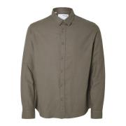 Slim Fit Overshirt med klassisk krave