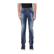 Vasket denim George bukser