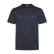 Blå Equestrian Knight Design T-shirt