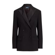 Dobbeltbrystet uld blazer