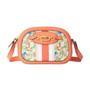 Orange taske med monogram Jordynn