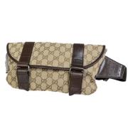 Pre-owned Canvas gucci-tasker