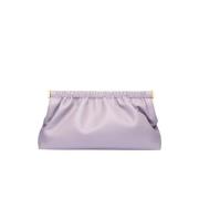 Lilla Vegan Læder Clutch Taske