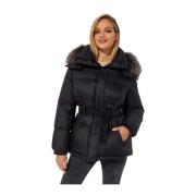 Sort Army Puffer Jakke