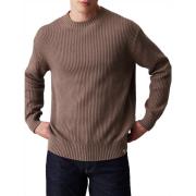 Afslappet Lineær Ribstrik Sweater