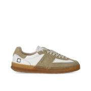 Sporty hvid beige sneaker