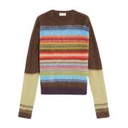 Stribet Mohair Sweater