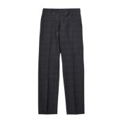 Slim Check Dark Grey Bukser