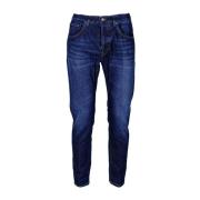 Herre Denim Gulerod Slim Ankel-Længde Jeans