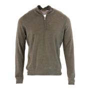 Merino Mock Zip Sweater