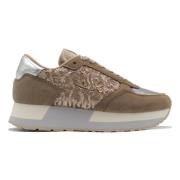 Kate Paillettes Beige Sneakers