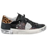 Glitter Leo Lave Top Sneakers