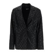 Diamant Paillet Oversize Blazer