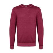 Bordeaux Finstrikket Sweater