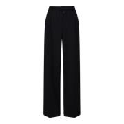 Midnight Blue Pinstripe Tailored Trousers