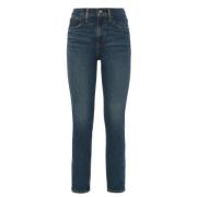 Blå Skinny Jeans Casual Stil