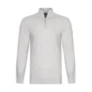 Merino Half Zip Pullover Creme