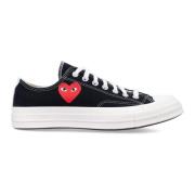 Sorte Heart Low Top Sneakers