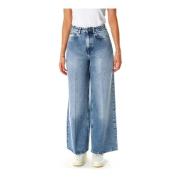 Wide Leg High Waist Jeans