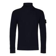 Blå Turtleneck Sweater AW24