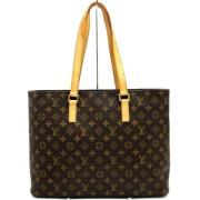 Pre-owned Canvas louis-vuitton-tasker