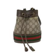 Pre-owned Canvas gucci-tasker