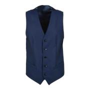 Elegant Vest med Polyesterblanding