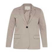 Elegant Blazer Jakke Elephant Skin Melange