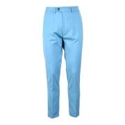 Elegant Stretchy Viscose Blend Trousers