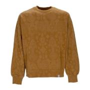 Brun Sweatshirt med Barok Print