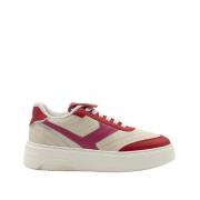 Rosa Sneakers Retro Stil Kvinder