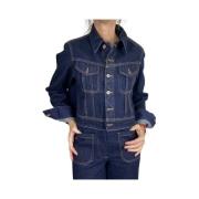 Denim Cape Jakke - Indigo