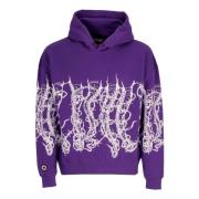 Barbed Wire Hoodie Lilla