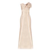 Elegant Ivory One Shoulder Kjole