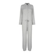 Strikket Jumpsuit med Lommer