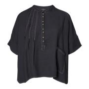 Sort Oversize Modal Polyester Top