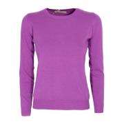 Lilla Cashmere og Uld Sweater