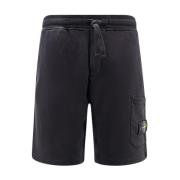 Bomuld Bermuda Shorts med Justerbar Snor