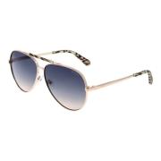 Rosaguld Aviator Solbriller